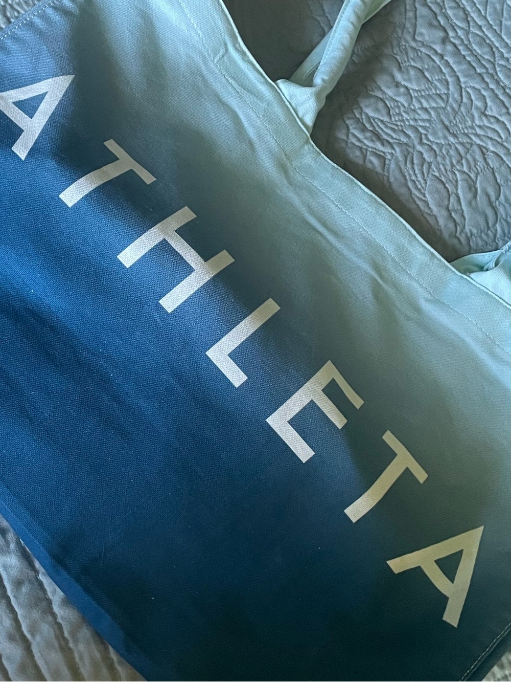 Athleta Ombre Teal Tote